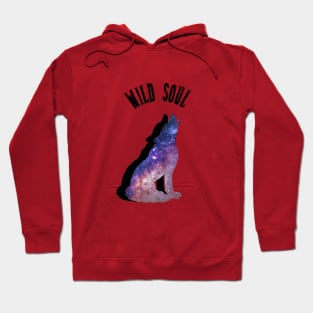 Wild Soul Nebula Galaxy Wolf Hoodie